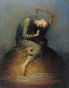 george frederic watts,o.m.,r.a. Hope Spain oil painting artist